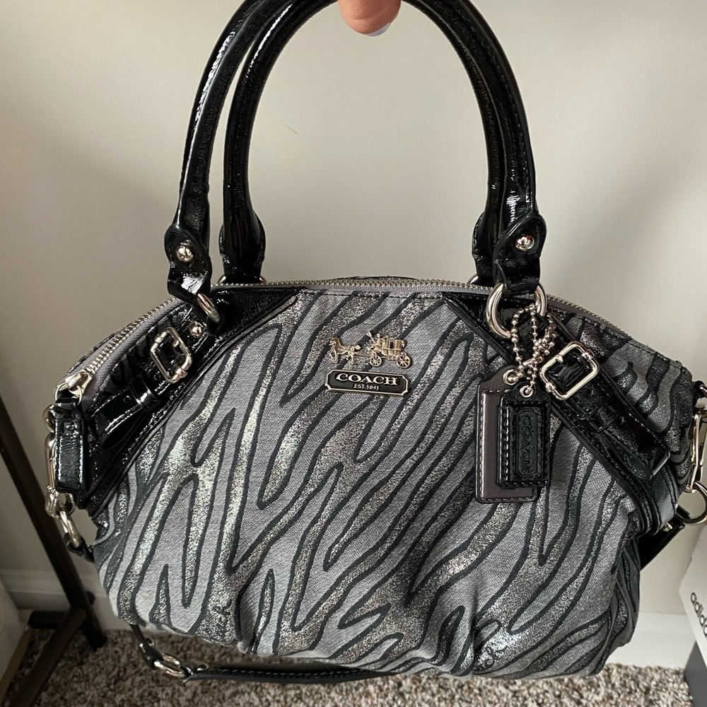 Coach Zebra Satchel